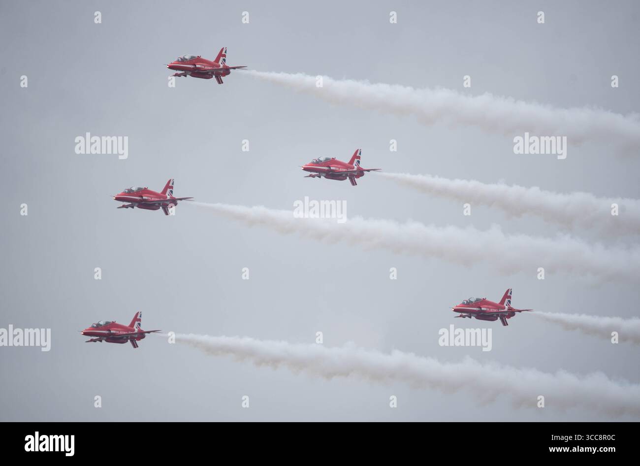 Blackpool, UK. 09th Aug 2025. The world famous Royal Air Force Red ...