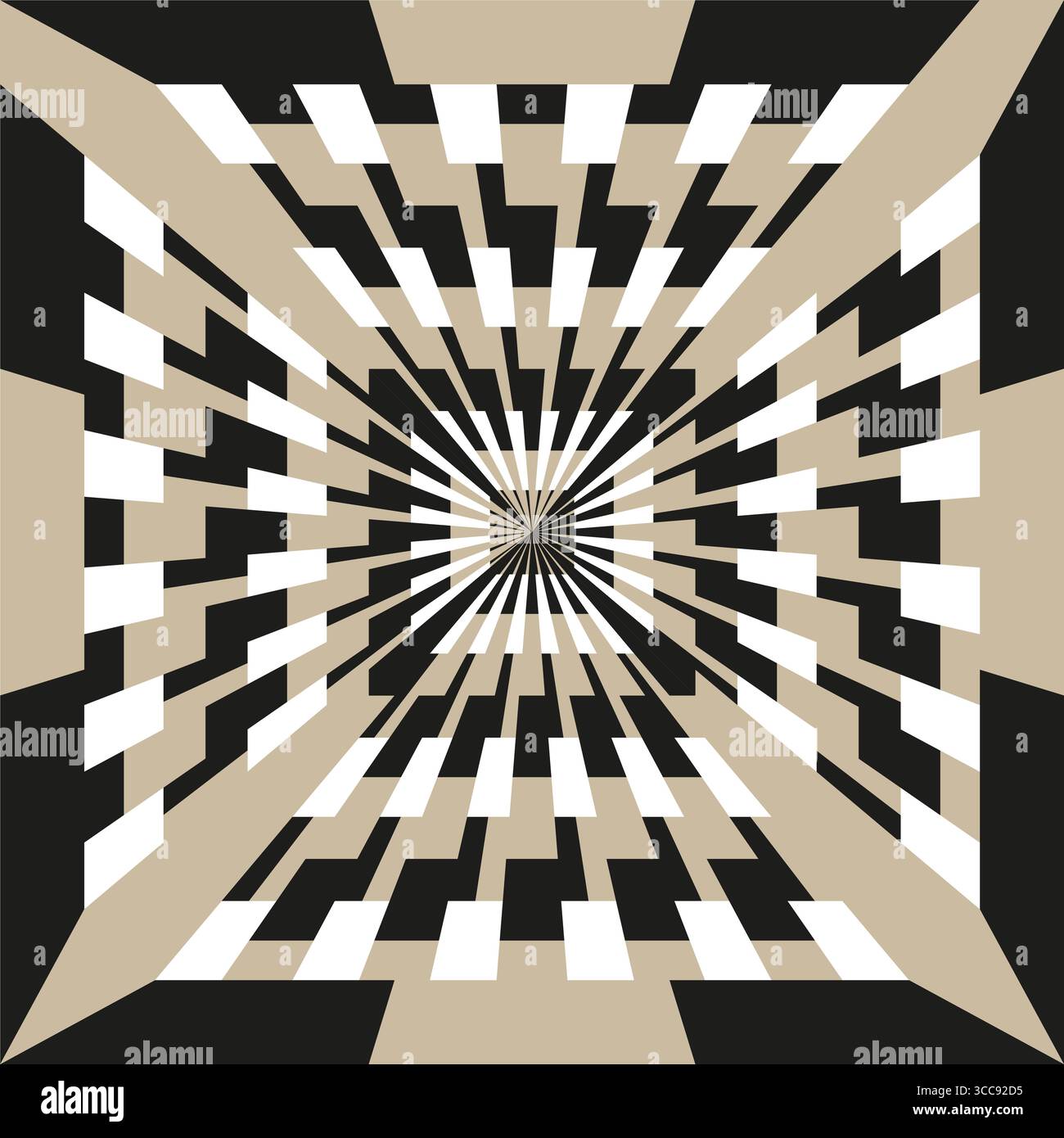 Radial sunburst Vector pattern. Bold geometric rays. Vintage starburst ...