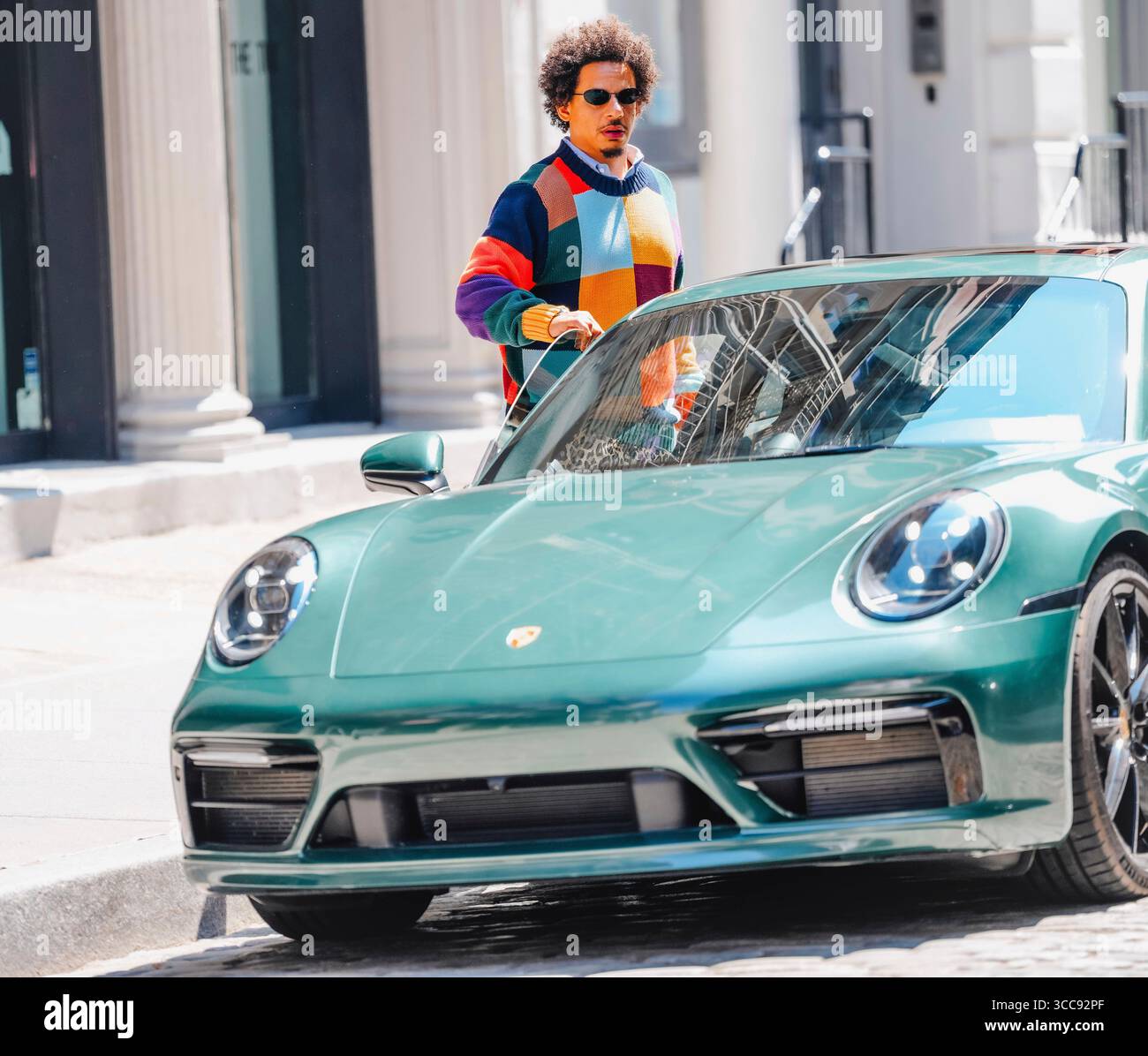 Photo by: XNY/STAR MAX/IPx 2025 8/10/25 Eric Andre is seen on the set ...