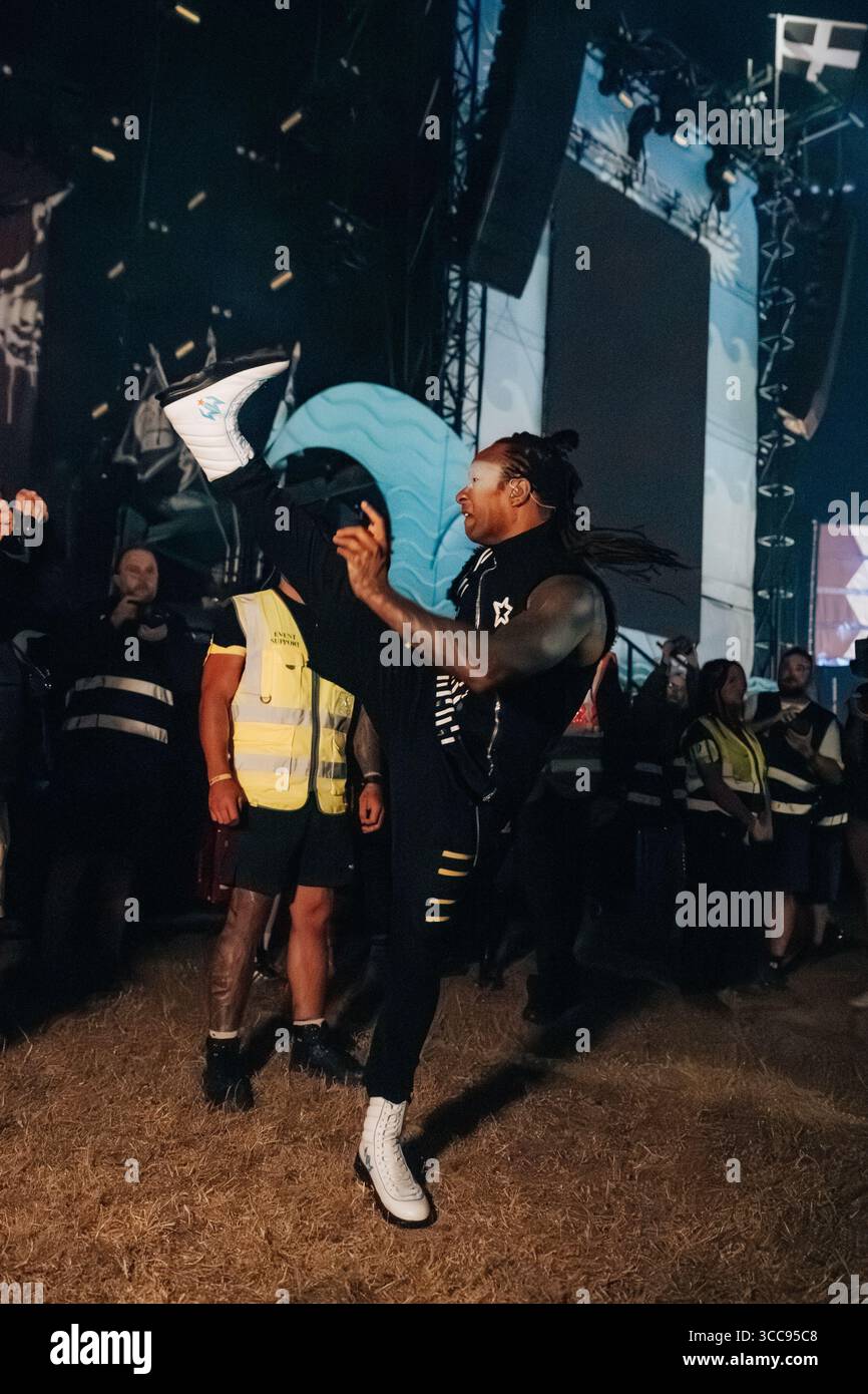 Newquay, Cornwall, UK. 10/08/2025. The Prodigy live concert at ...