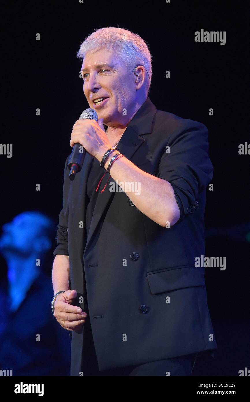 Singer Francisco Javier Herrero Pozo of Pecos seen performing at the ...