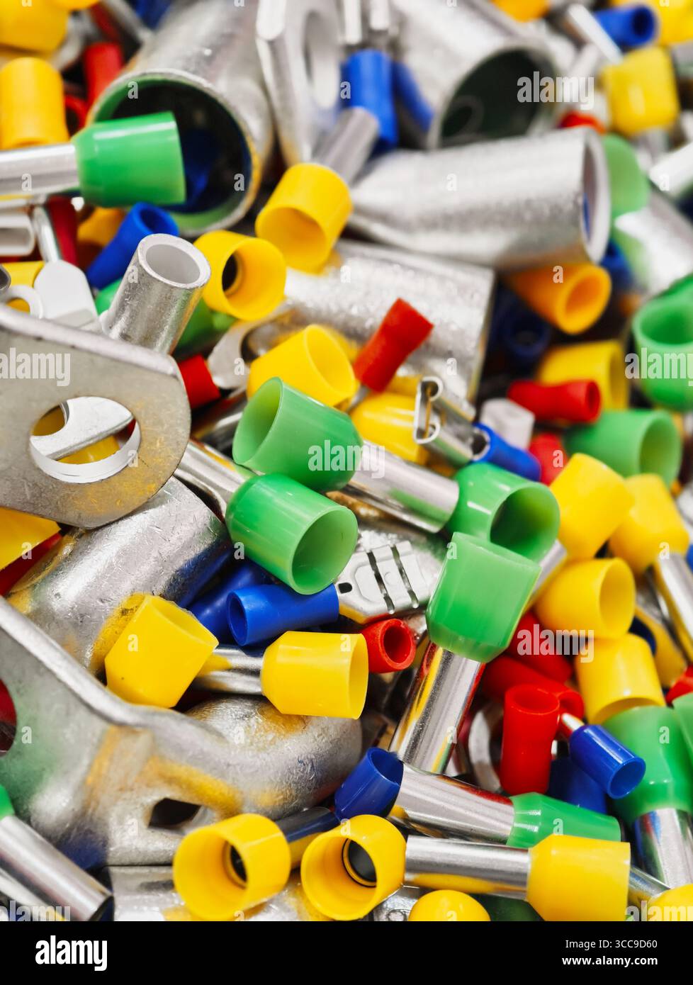 Vibrant display of power cables and electrical wires components through ...