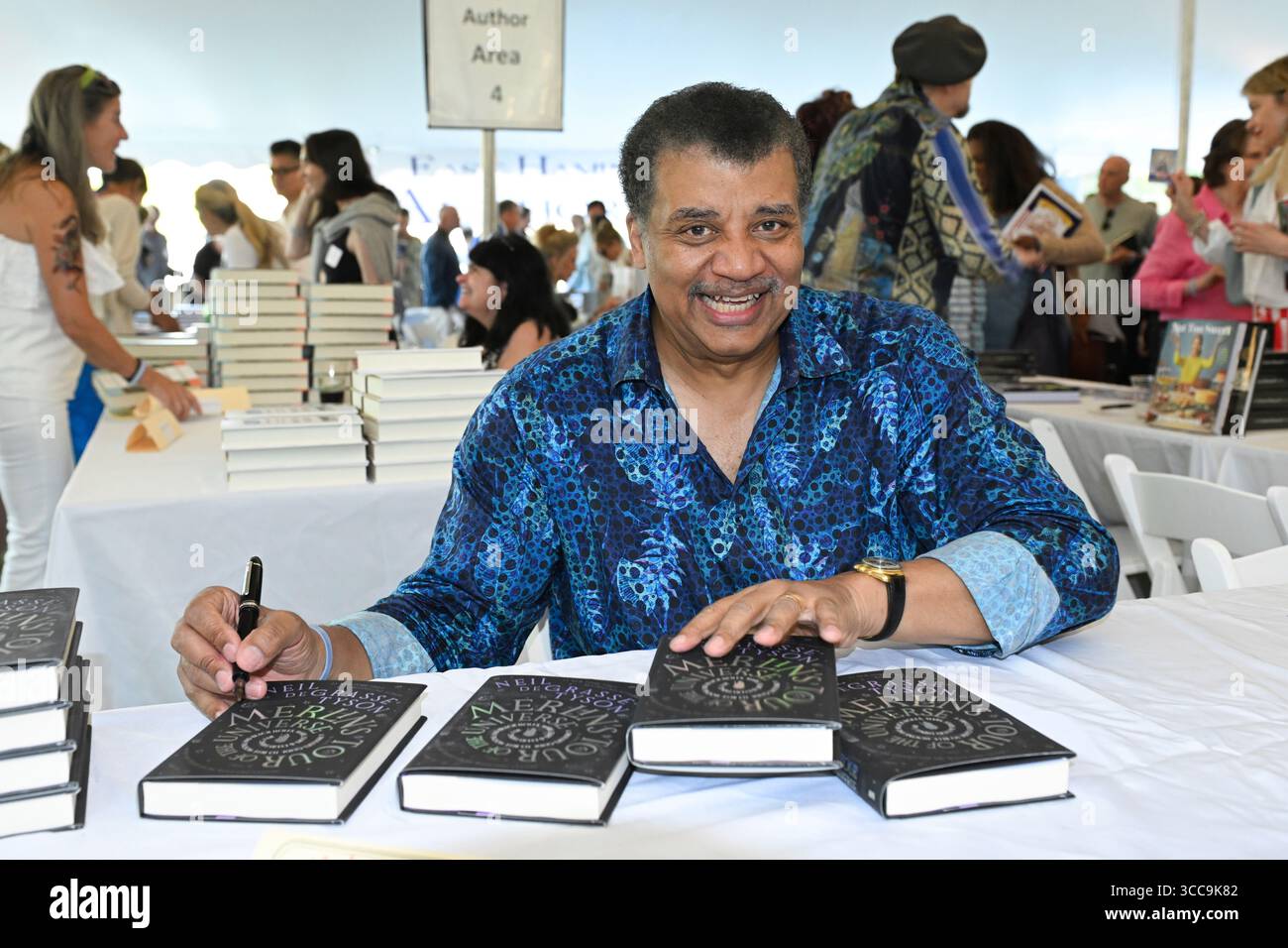 Neil deGrasse Tyson attends the East Hampton Library's 21st annual
