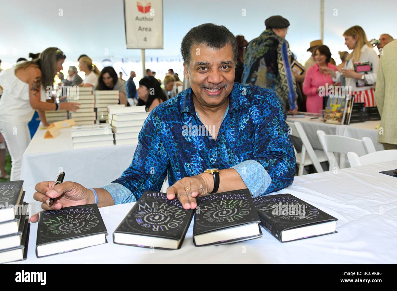 Neil deGrasse Tyson attends the East Hampton Library's 21st annual