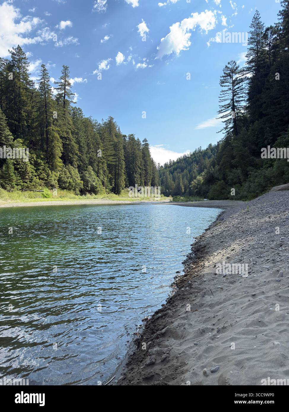 The South Fork of the Eel River - Smartphone Captured Stock Image