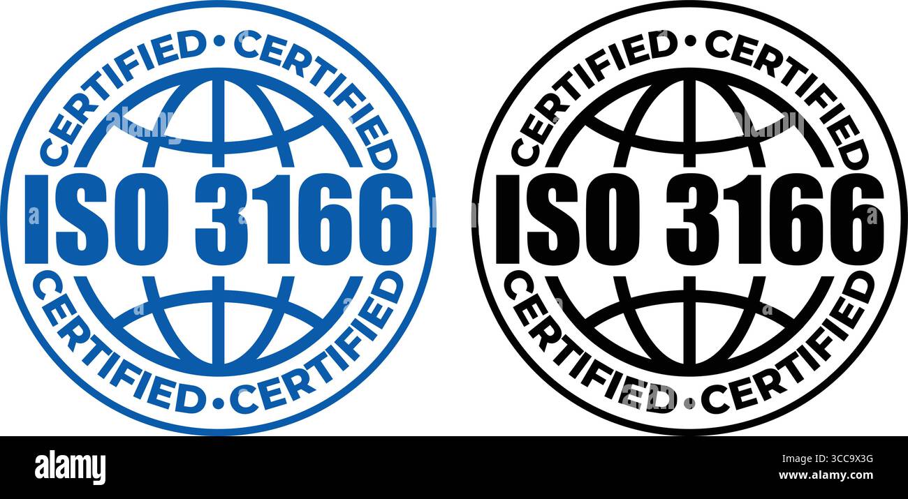ISO 3166 Certified Stamp– Country Code Standard Label and Stamp Vector ...