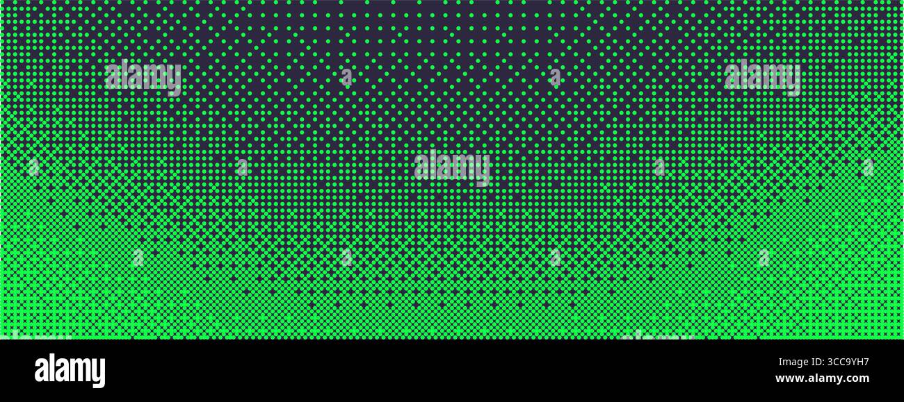 Pixelated bitmap design. Y2K dither gradient and 8-bit style glitch pattern. Vector abstract halftone design Stock Vector