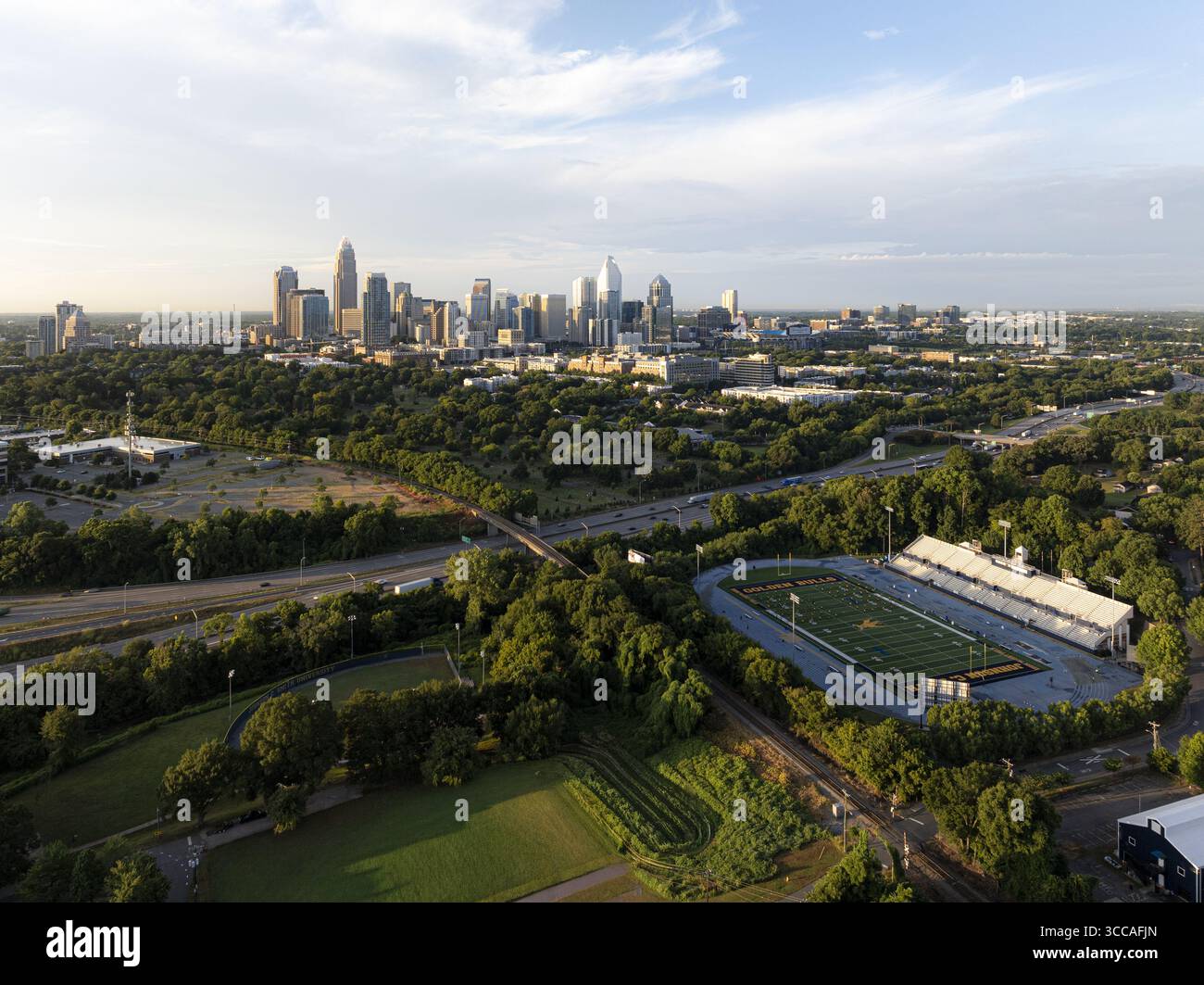 Charlotte sports park aerial hi-res stock photography and images - Alamy