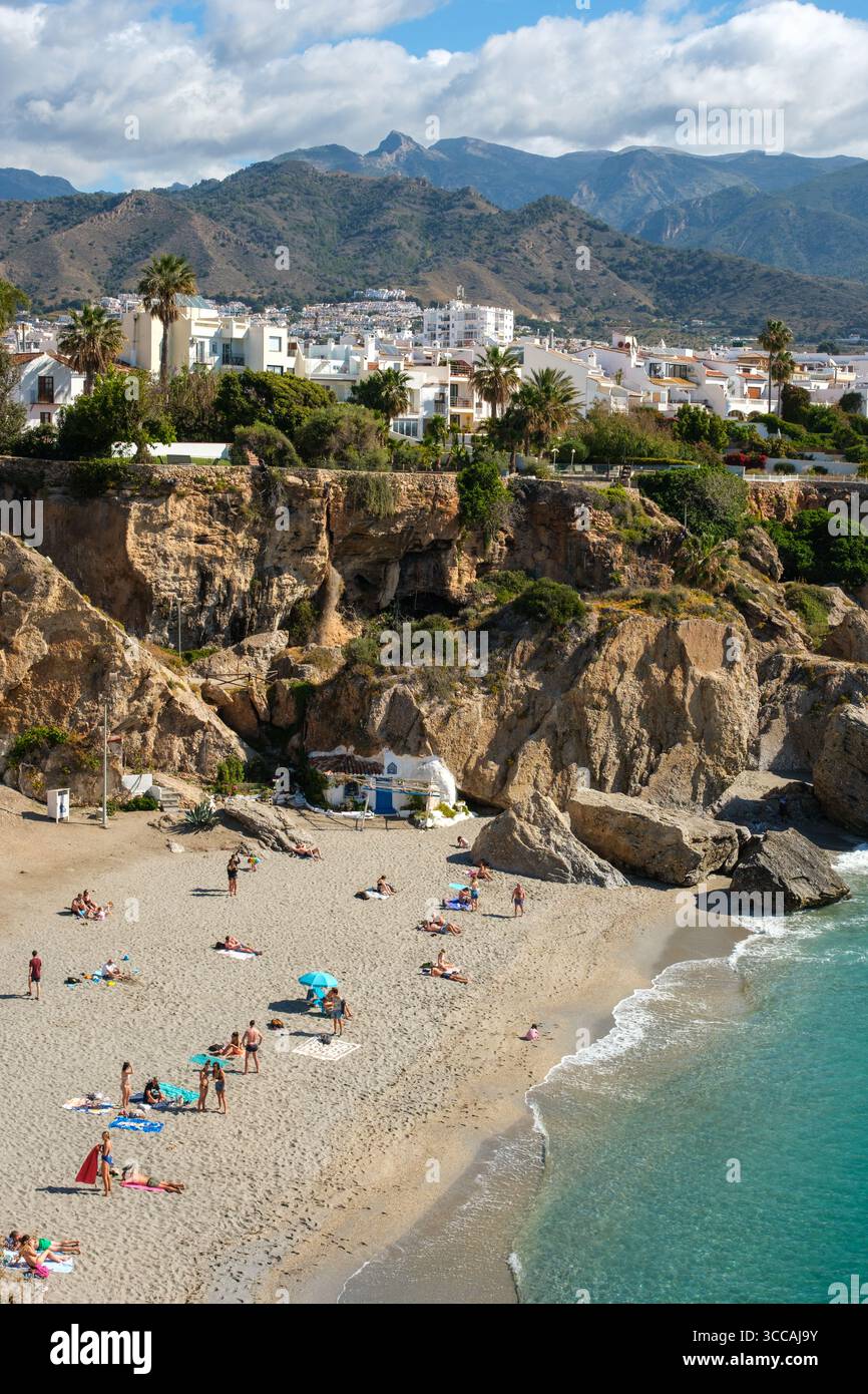 The Beach Playa De La Calahonda Stock Photo Alamy