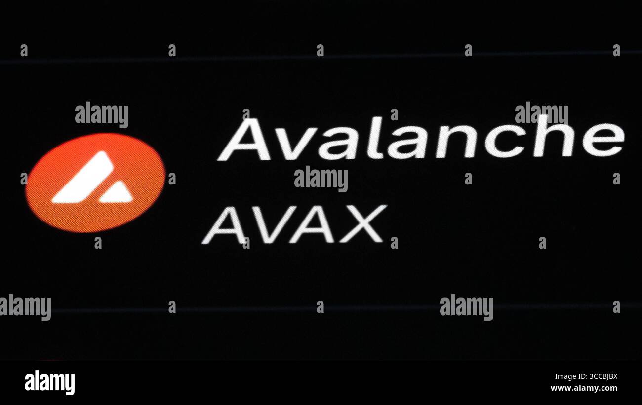Avalanche logo hi-res stock photography and images - Alamy