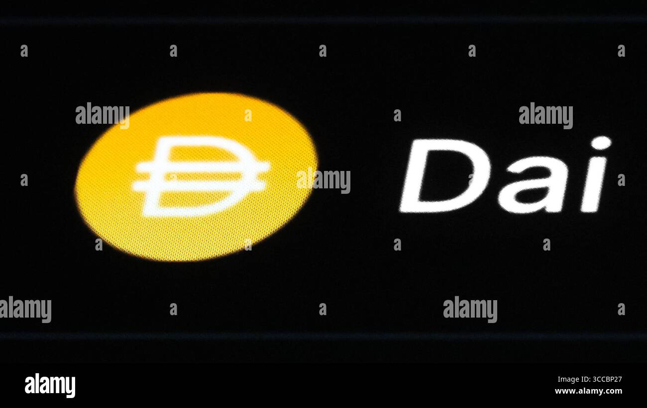 Dai cryptocurrency hi-res stock photography and images - Alamy