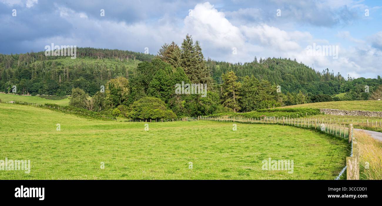 Dumfries and Galloway Countryside Landscape, Scotland. Stock Photo