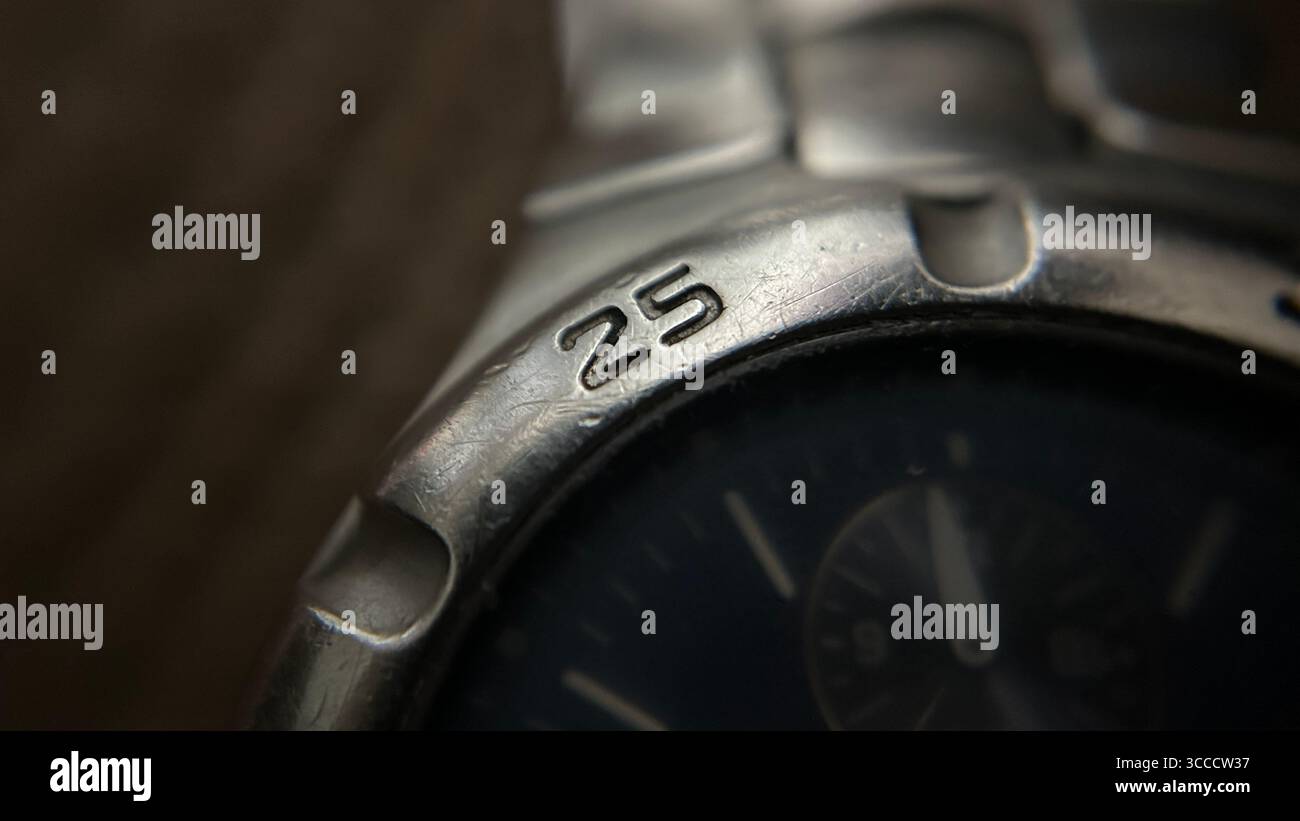 close up of old watch - Smartphone Captured Stock Image