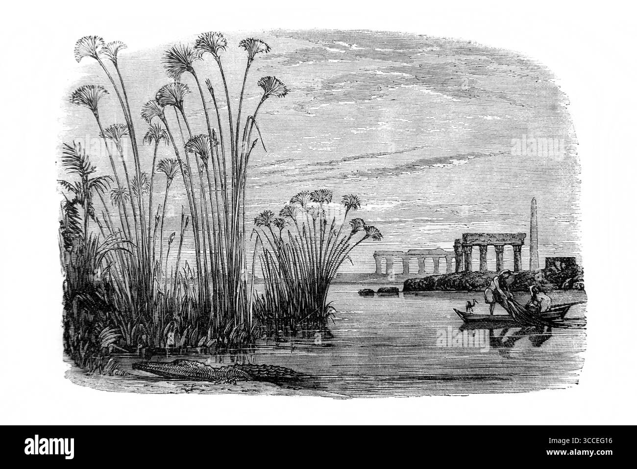 Egypt nile river fishermen Cut Out Stock Images & Pictures - Alamy