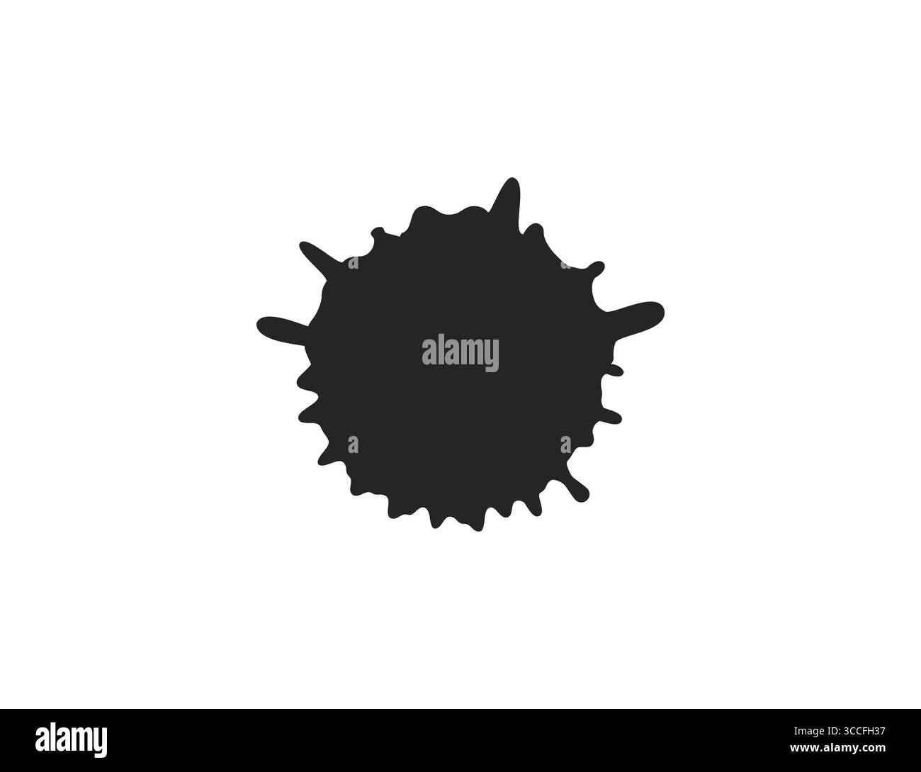 Stain, blot icon. Vector illustration. Stock Vector