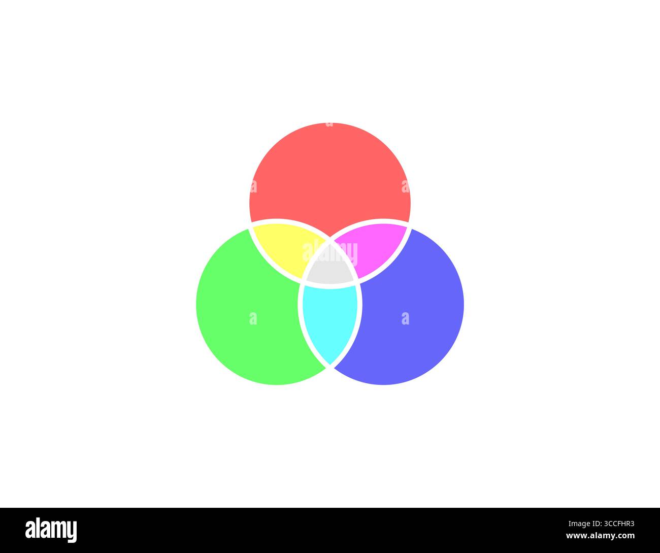 Venn diagram icon. Vector illustration. Stock Vector