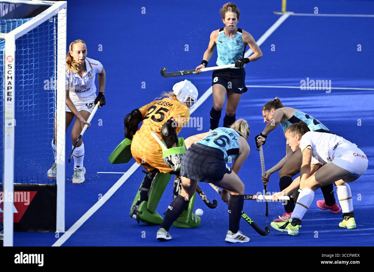 A Hockey Game Between England And The Belgian National Team Red a-hockey-game-between-england-and-the-belgian-national-team-red