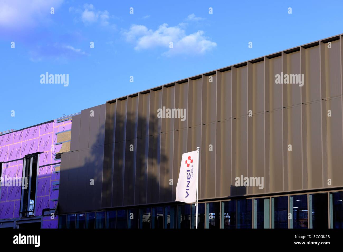 Radcliffe civic hub aluminium rainscreen cladding and weather defence ...