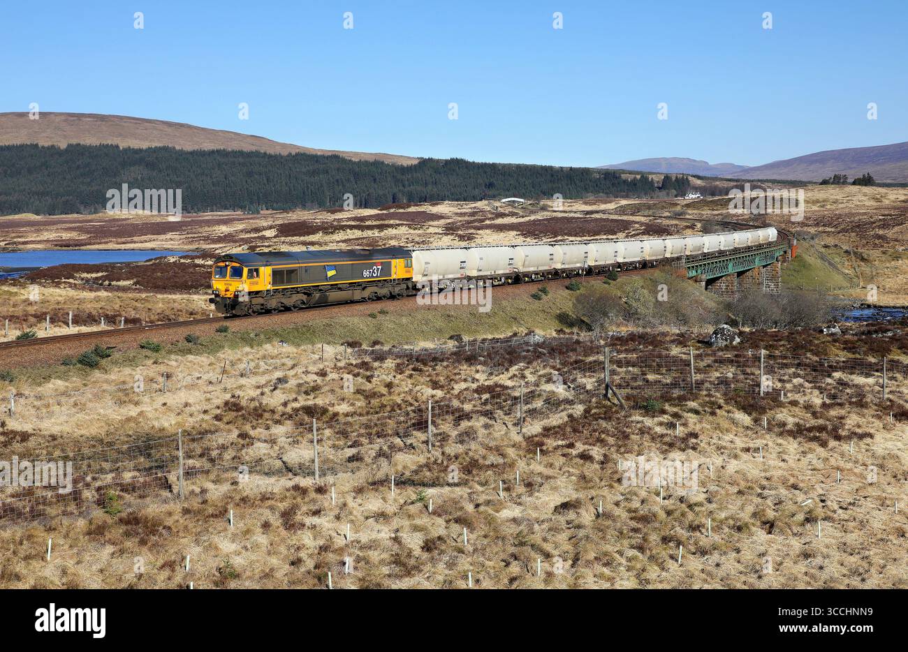 Scotland trains rannoch moor hi-res stock photography and images - Alamy