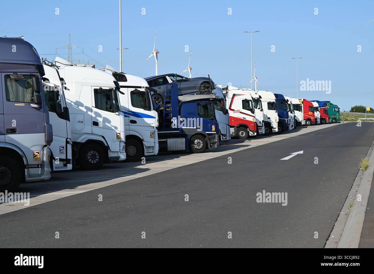 Parken Mit Lkw