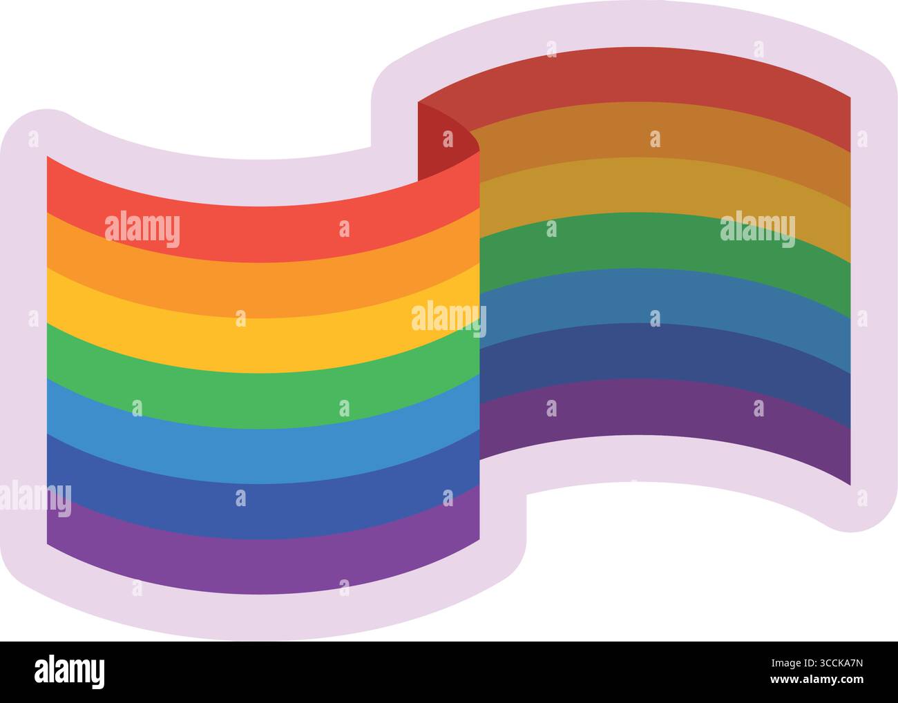 Colorful pride flag Stock Vector Images - Alamy