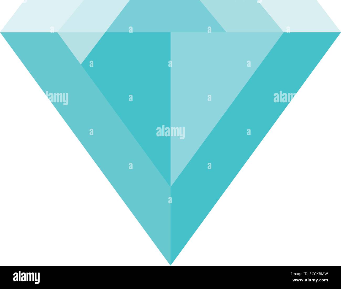 Blue Diamond Gemstone Icon. Vector Stock Vector Image & Art - Alamy