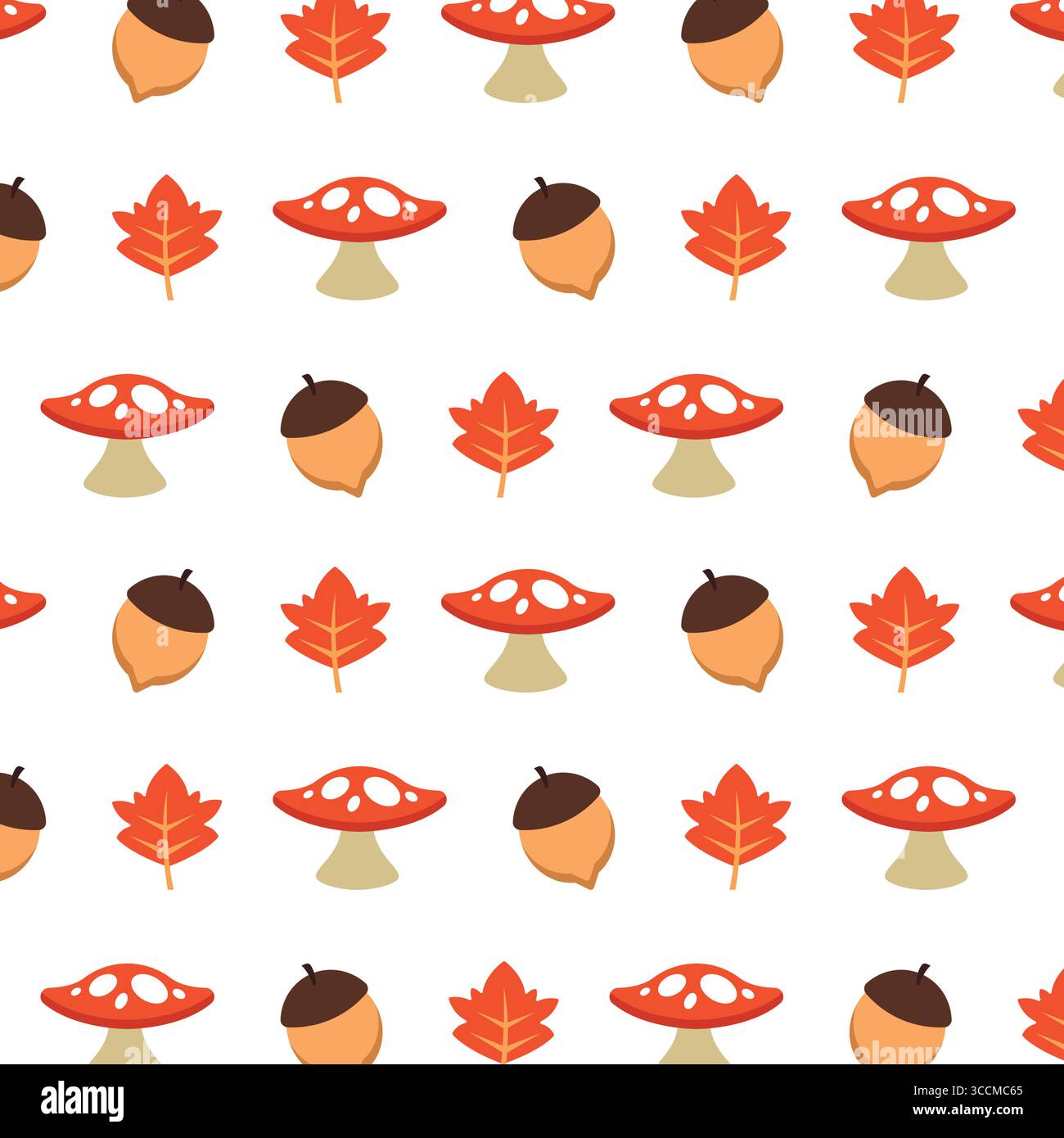 Autumn nature pattern design. Vector Stock Vector Image & Art - Alamy