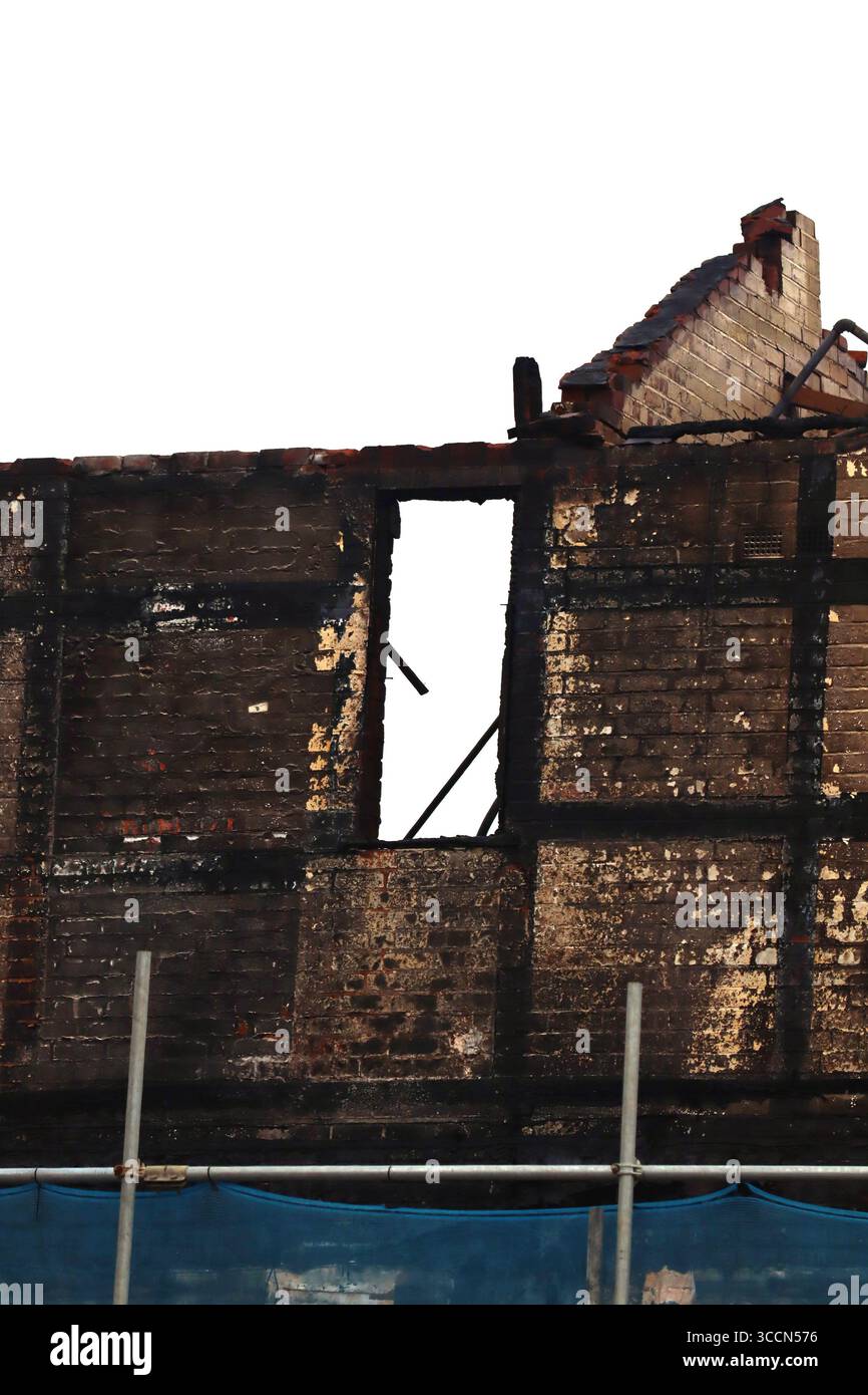 Arson damaged hotel hi-res stock photography and images - Alamy