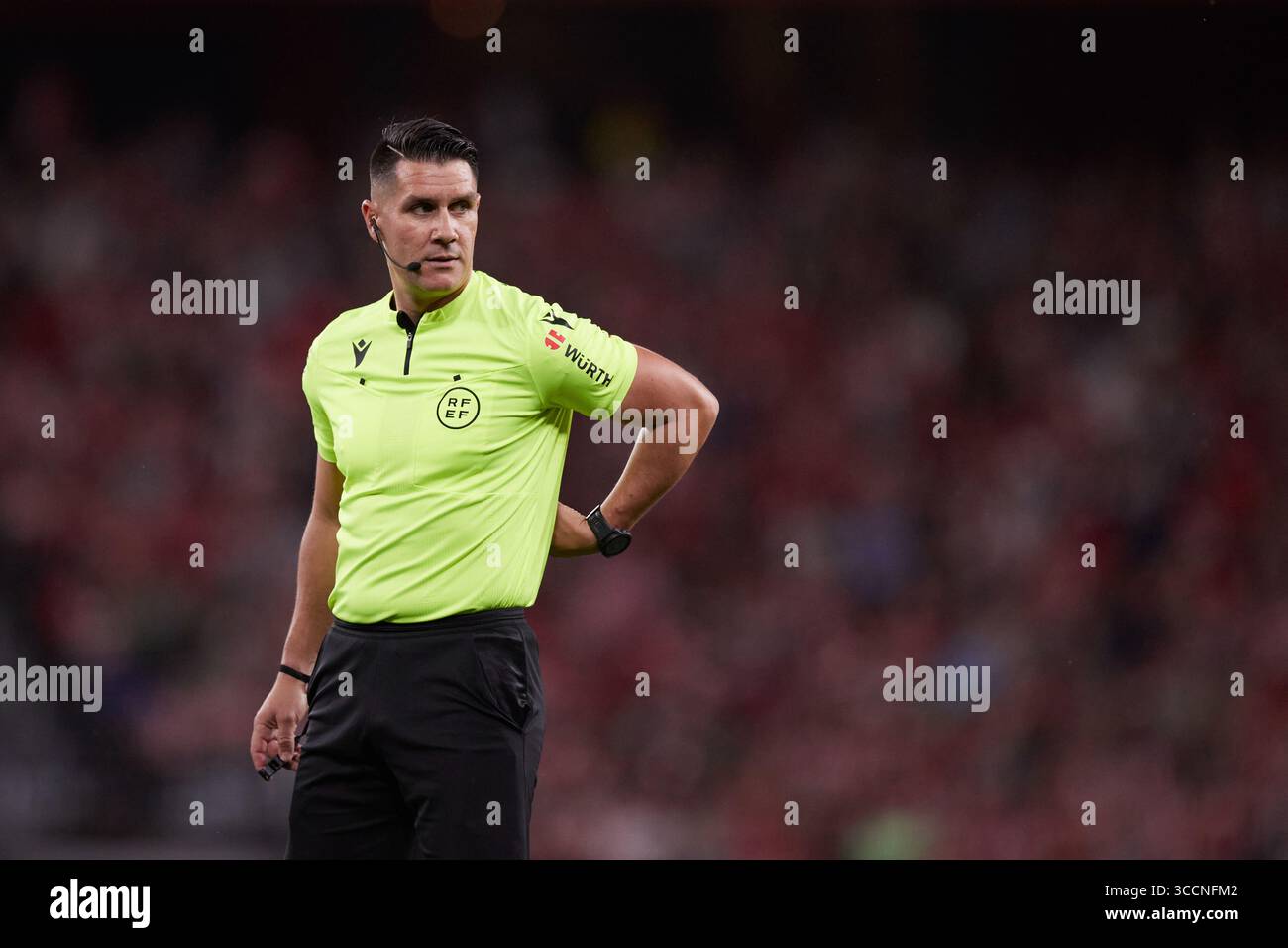 May 4, 2023, BILBAO, VIZCAYA, SPAIN: Ortiz Arias looks on during the La Liga Santander match between Athletic Club and Real Betis Balompie at San Mames on May 4, 2023, in Bilbao, Spain. (Credit Image: © Ricardo Larreina/AFP7 via ZUMA Press Wire) Stock Photo