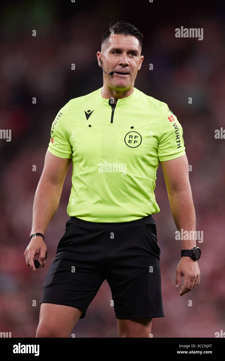 May 4, 2023, BILBAO, VIZCAYA, SPAIN: Ortiz Arias looks on during the La Liga Santander match between Athletic Club and Real Betis Balompie at San Mames on May 4, 2023, in Bilbao, Spain. (Credit Image: © Ricardo Larreina/AFP7 via ZUMA Press Wire) Stock Photo