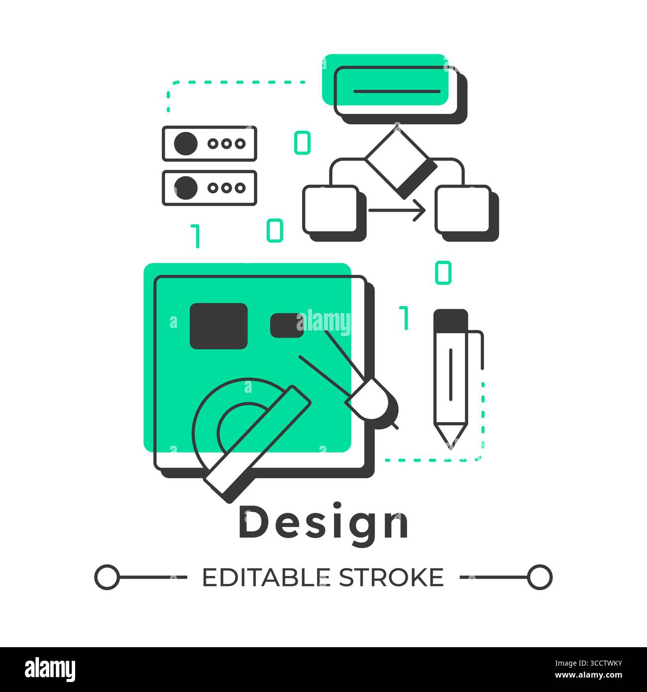 Design modern linear concept icon Stock Vector Image & Art - Alamy