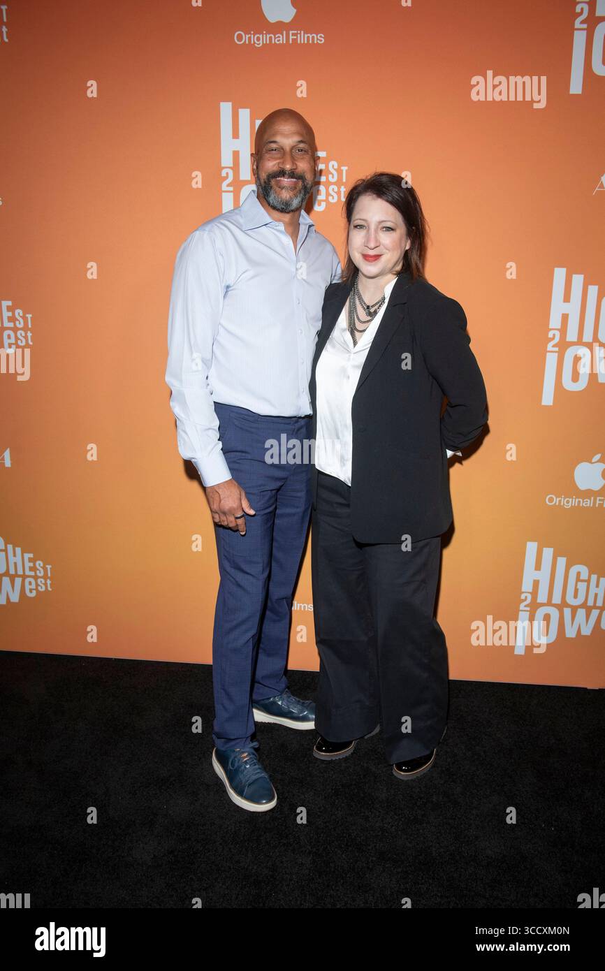 NEW YORK, NEW YORK - AUGUST 11: (L-R) Keegan-Michael Key and Elle Key ...