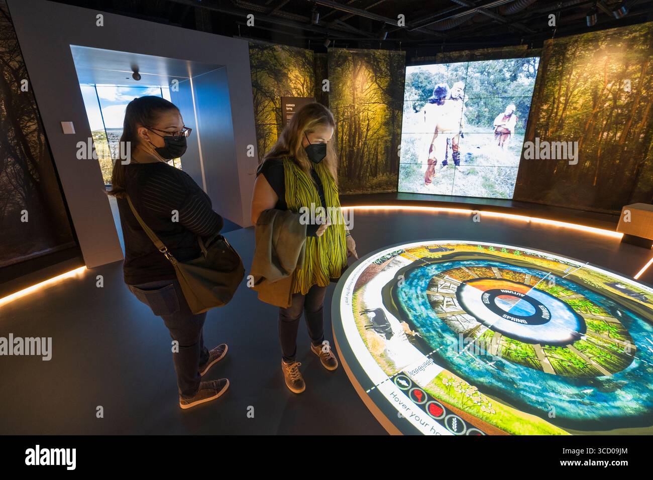 Interactive Monuments People enjoying the fully interactive visitor experience while ...