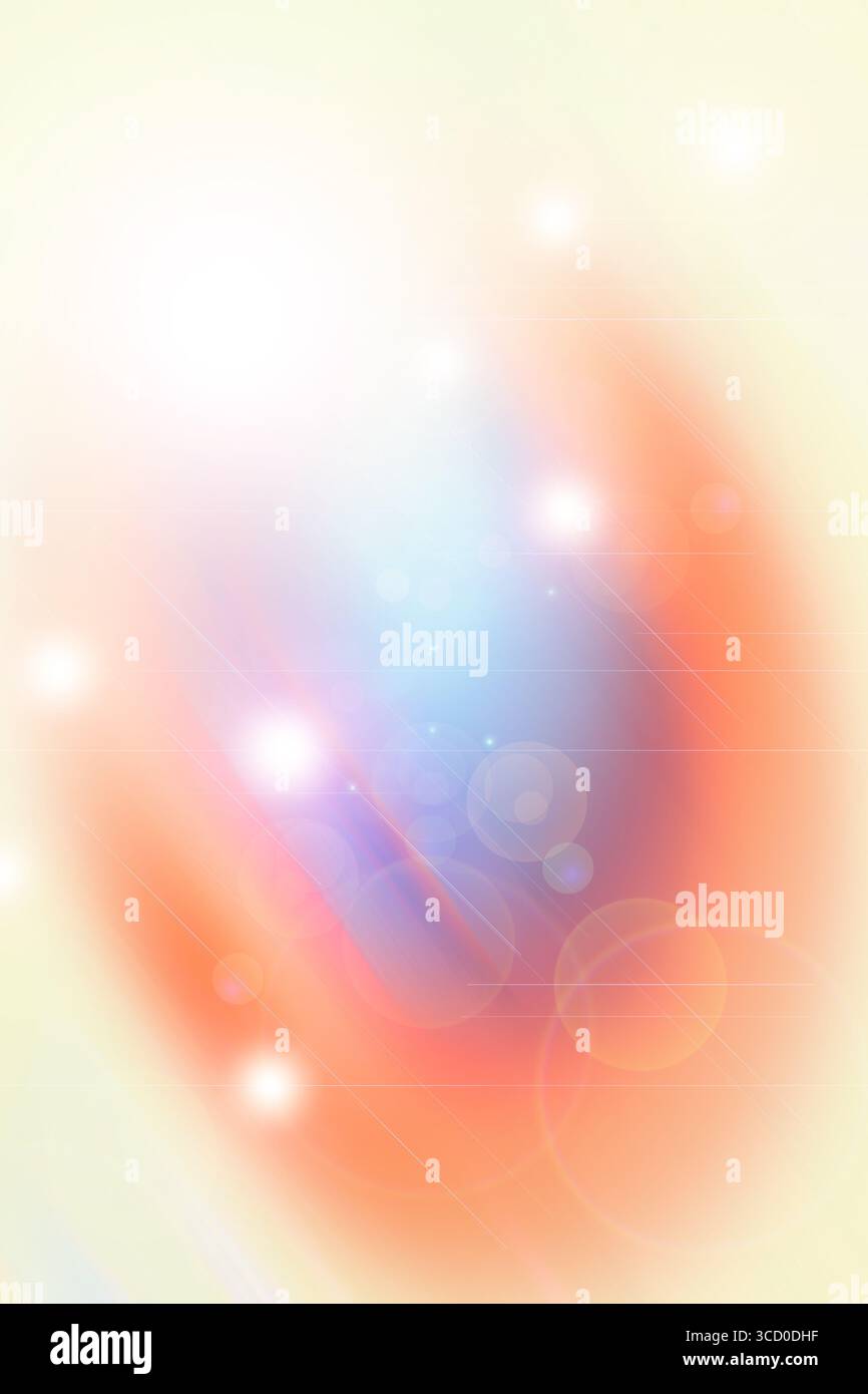 violet orange background with flash effect. gradient, bokeh. Blurred vertical image. Stock Photo