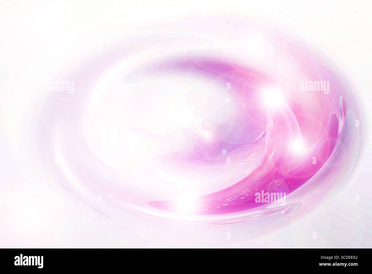 Abstract pink blurred background with len flare effect. gradient, bokeh. Stock Photo