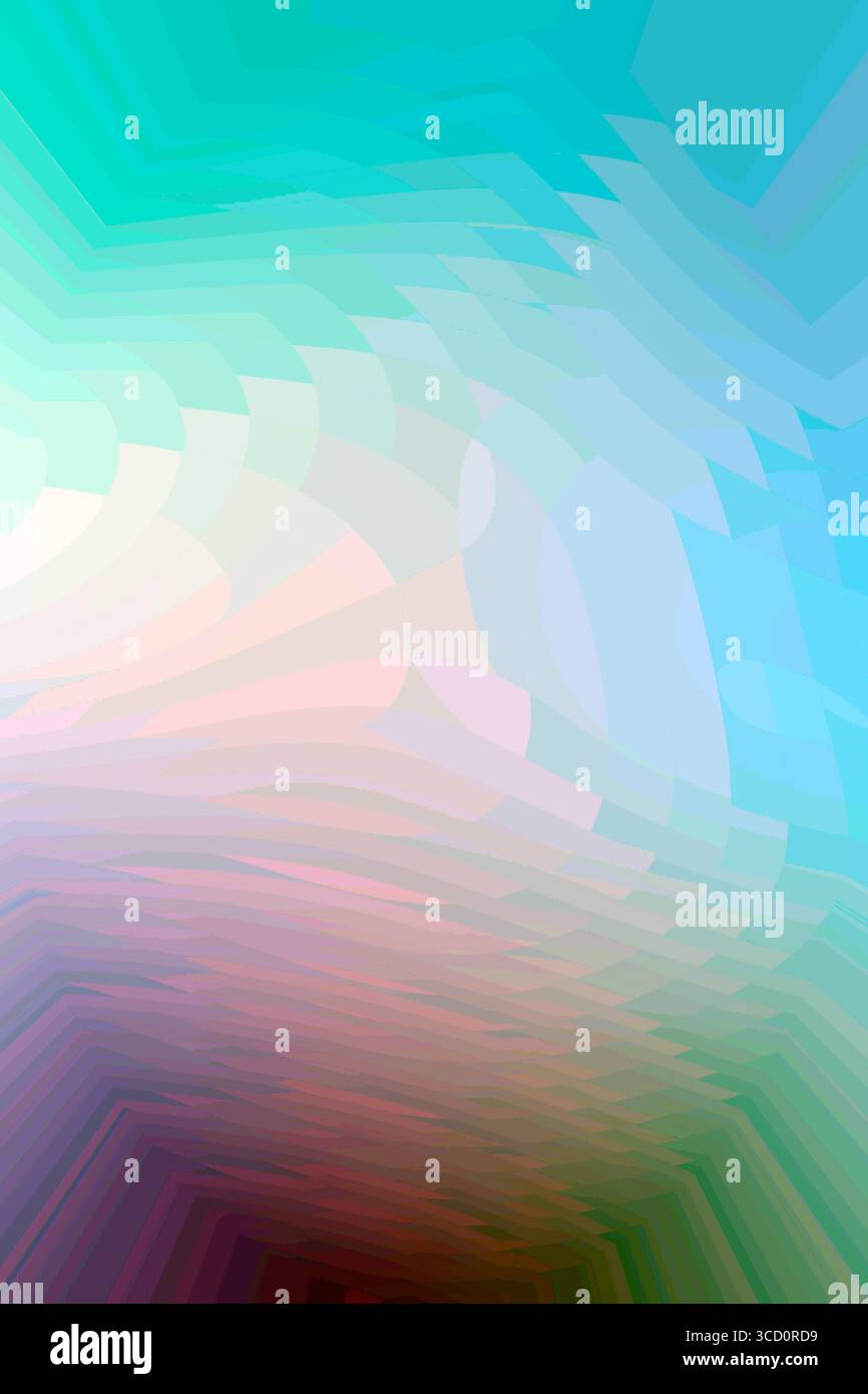 Blue pink layers abstract background. Pearly gradient. Vertical image. Stock Photo
