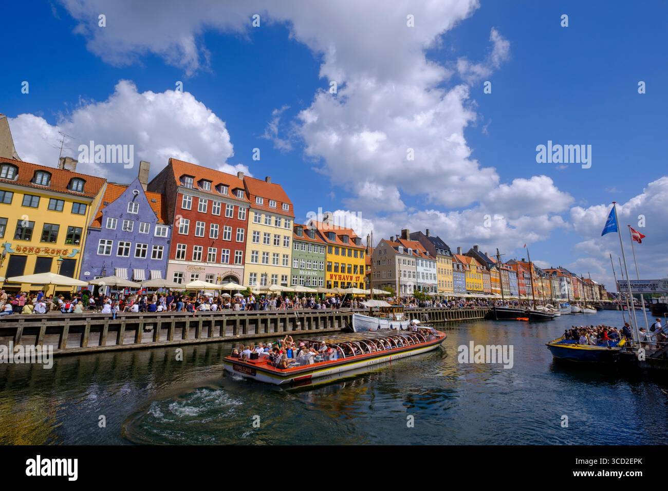 Sailboats along nyhavn canal hi-res stock photography and images - Alamy