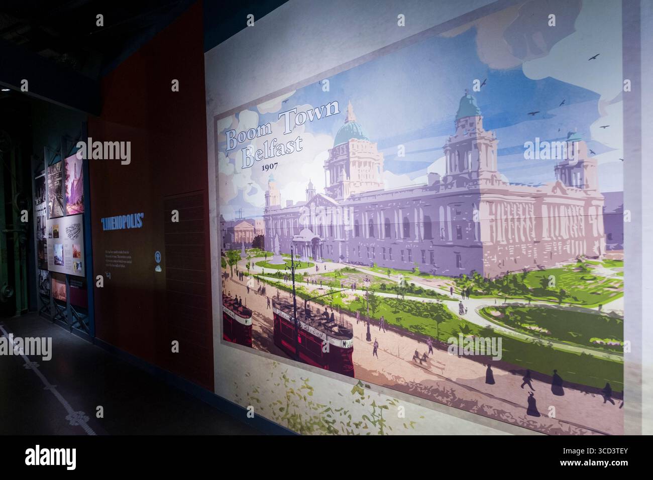 Boomtown Belfast exhibits and displays inside the Titanic Belfast ...