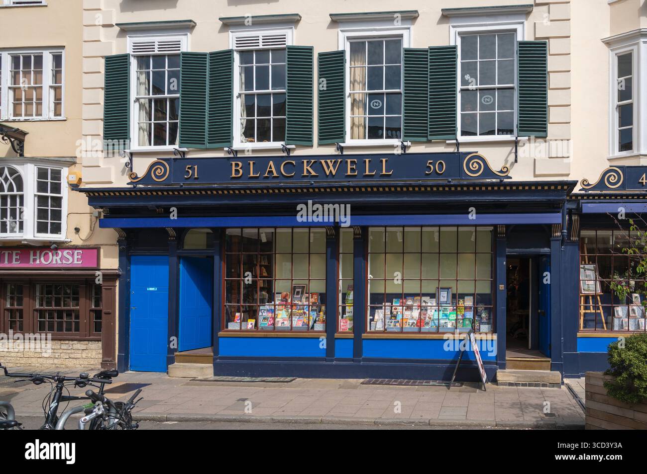 Blackwells Bookshop Broad Street Oxford England UK Stock Photo