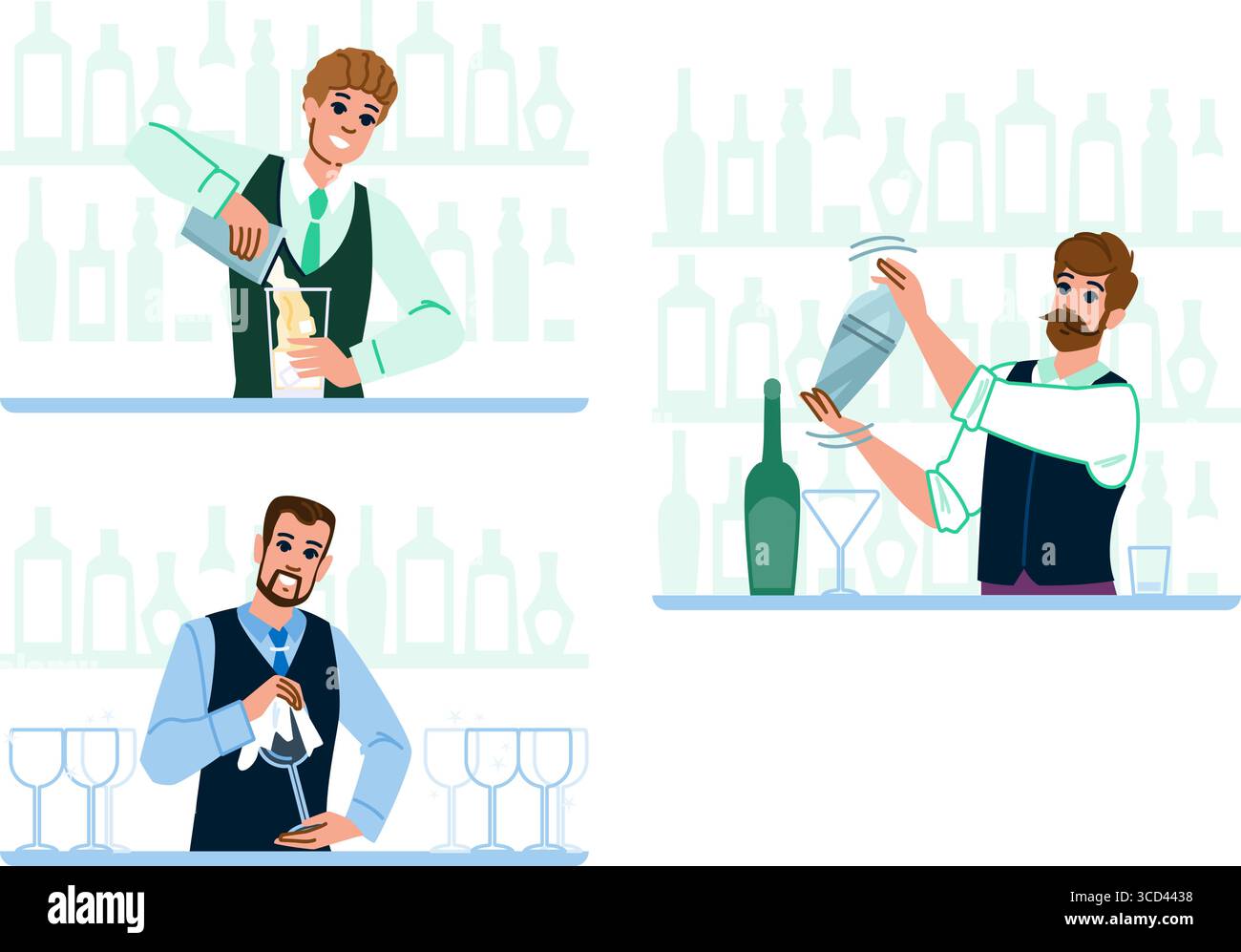 Bartender craft Stock Vector Images - Alamy