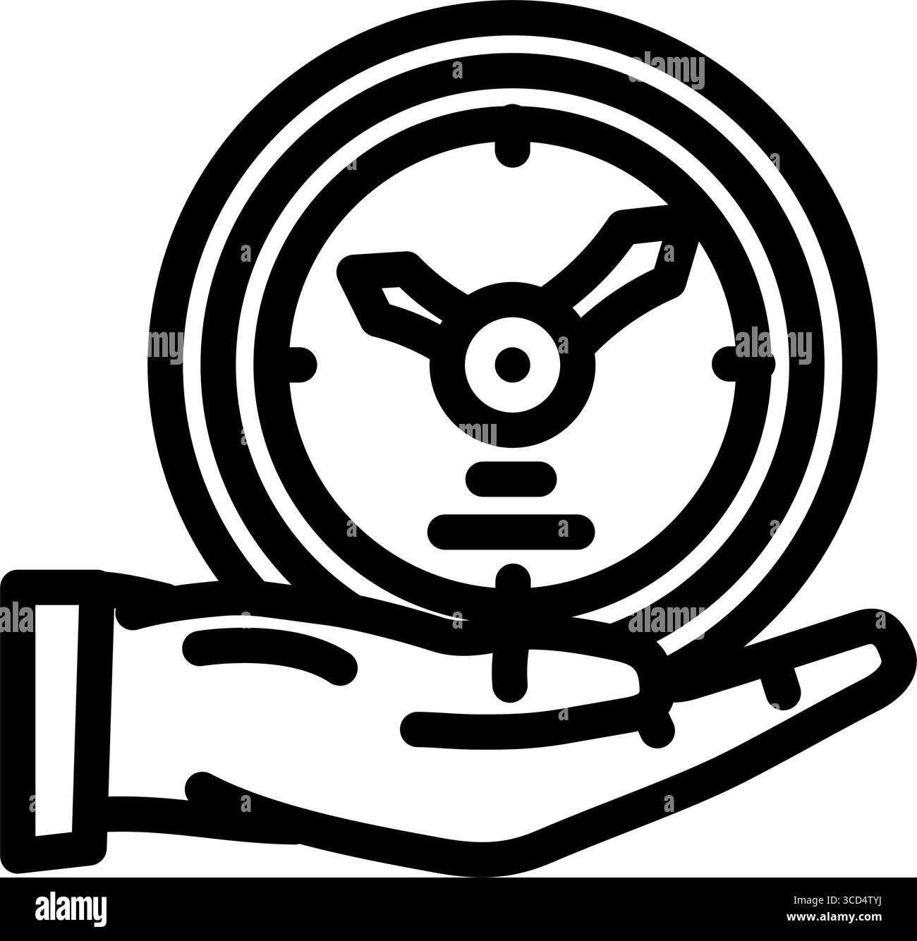 time saving line icon vector illustration Stock Vector Image & Art - Alamy
