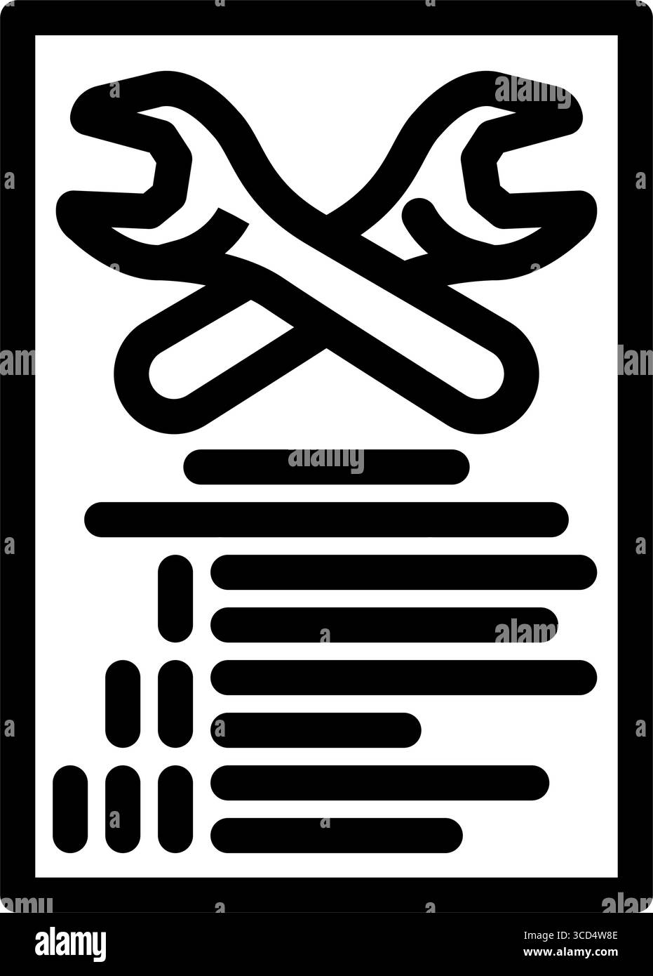 easy installation line icon vector illustration Stock Vector Image ...