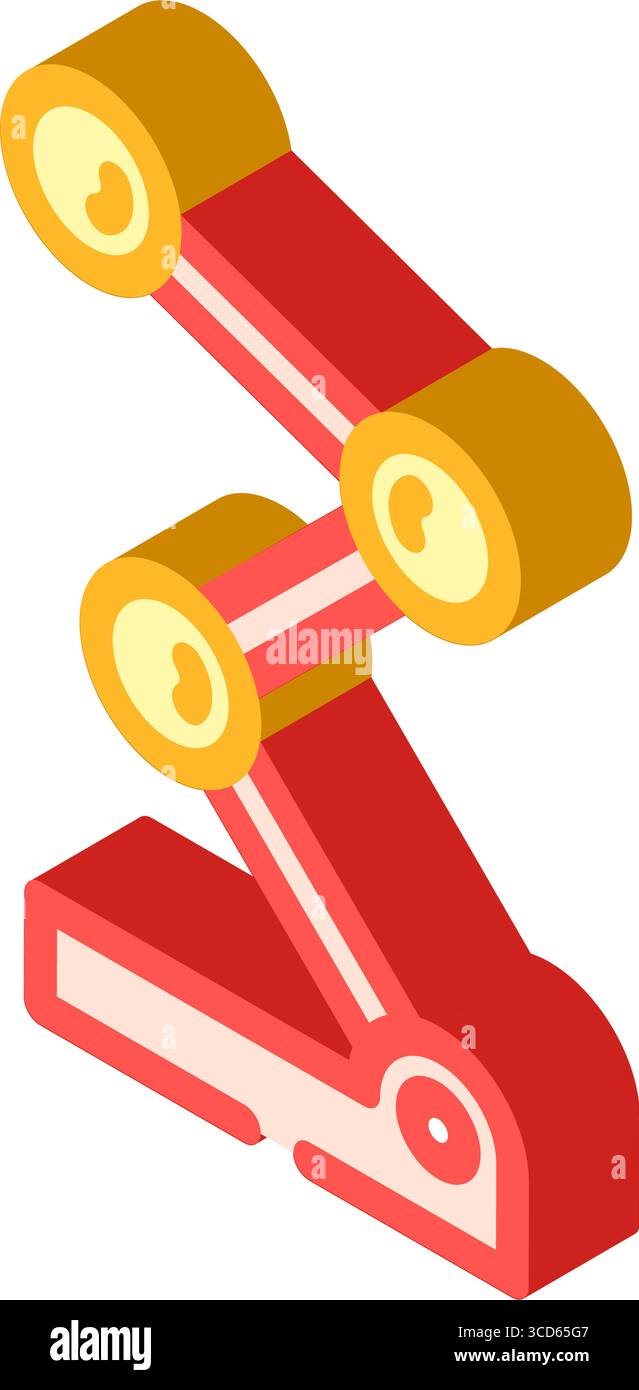 flexible positioning isometric icon vector illustration Stock Vector ...