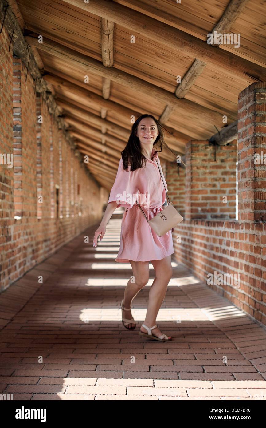 pink dress with brown sandals Easy Spirit - Women's - Noya Dress Wedge Sandals main image 0