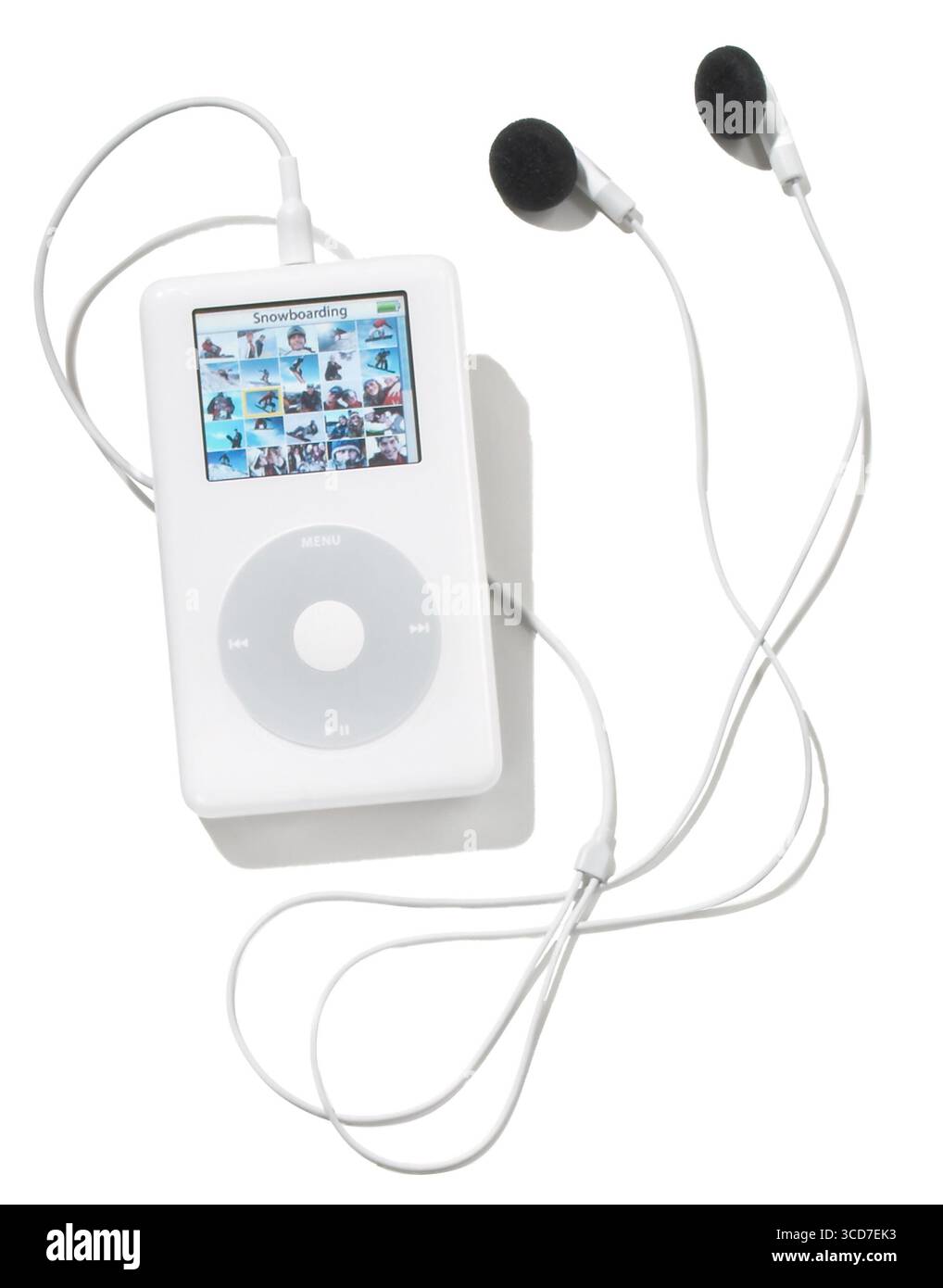 classic vintage white Apple iPod 40 Gb with CD disk and box