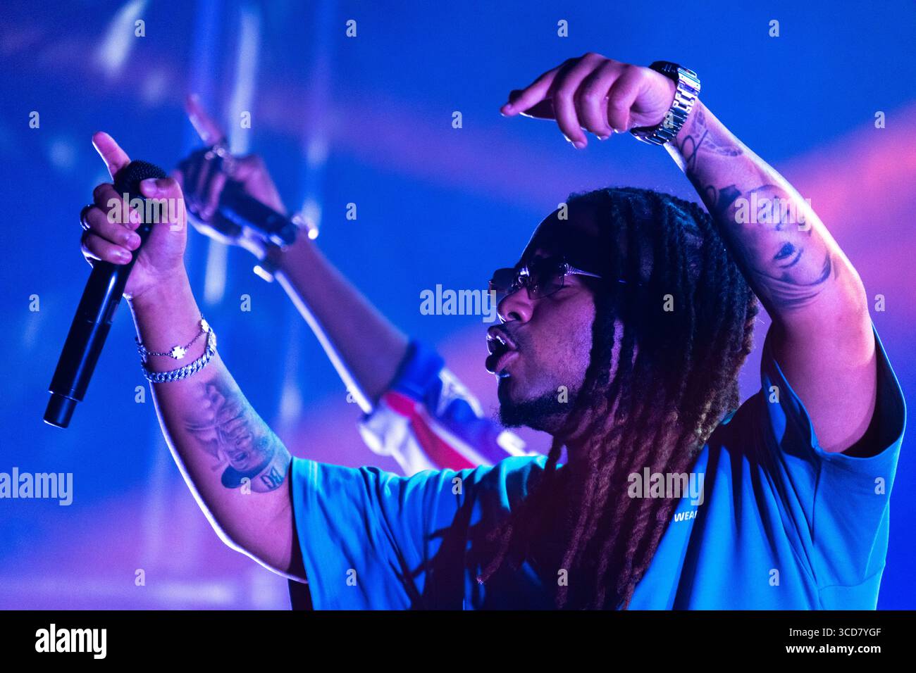 The Portuguese Hip-Hop group Wet Bed Gang, composed of the rappers Gson ...