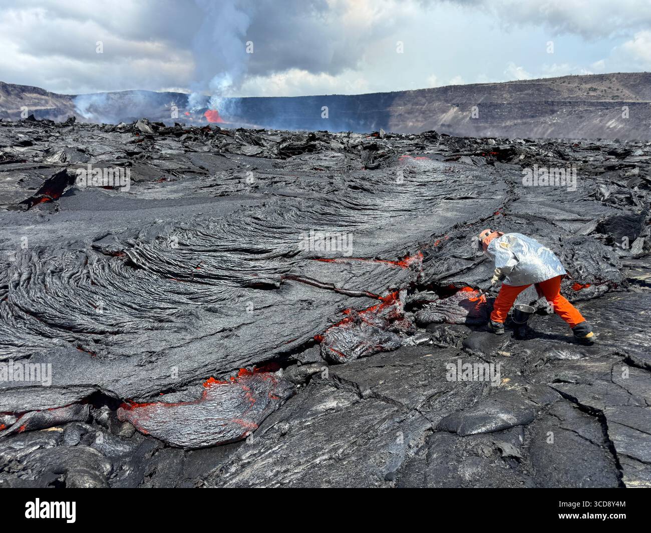 Volcanic Sample Collection Geologist sample lava volcano hi-res stock photography and images - Alamy