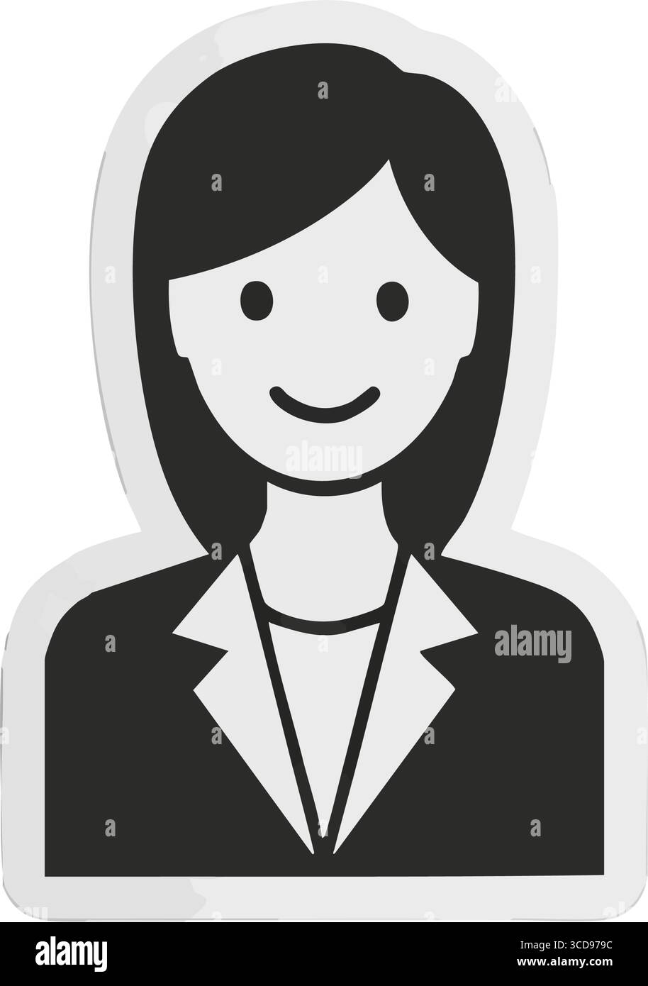 Simple simple profiles Stock Vector Images - Alamy