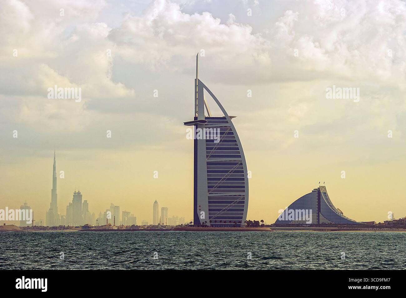 Curated visual reference: Fresh Look at Iconic Burj Al Arab Hotel In Dubai With City Skyline