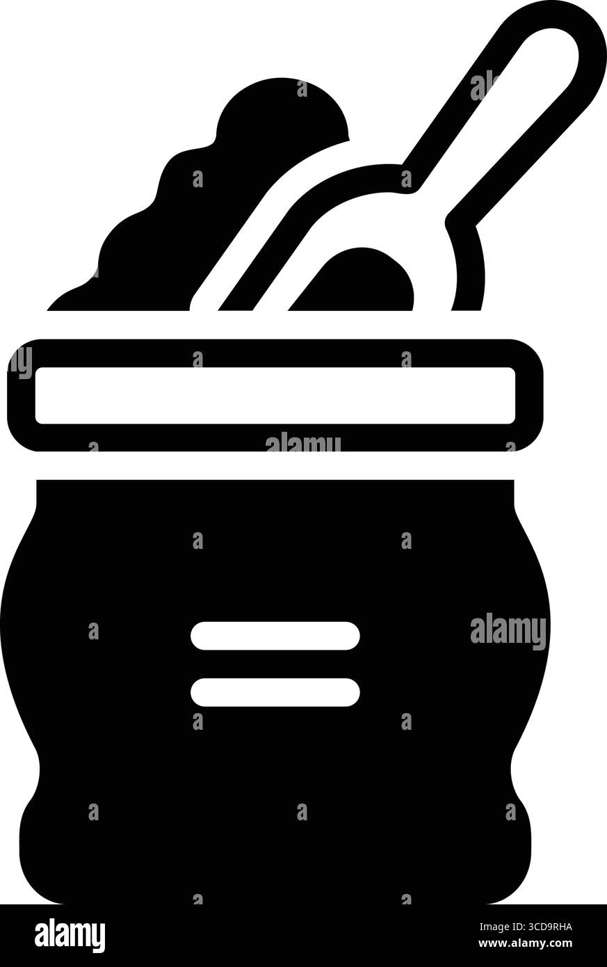 Icon for sugar, sweetened Stock Vector